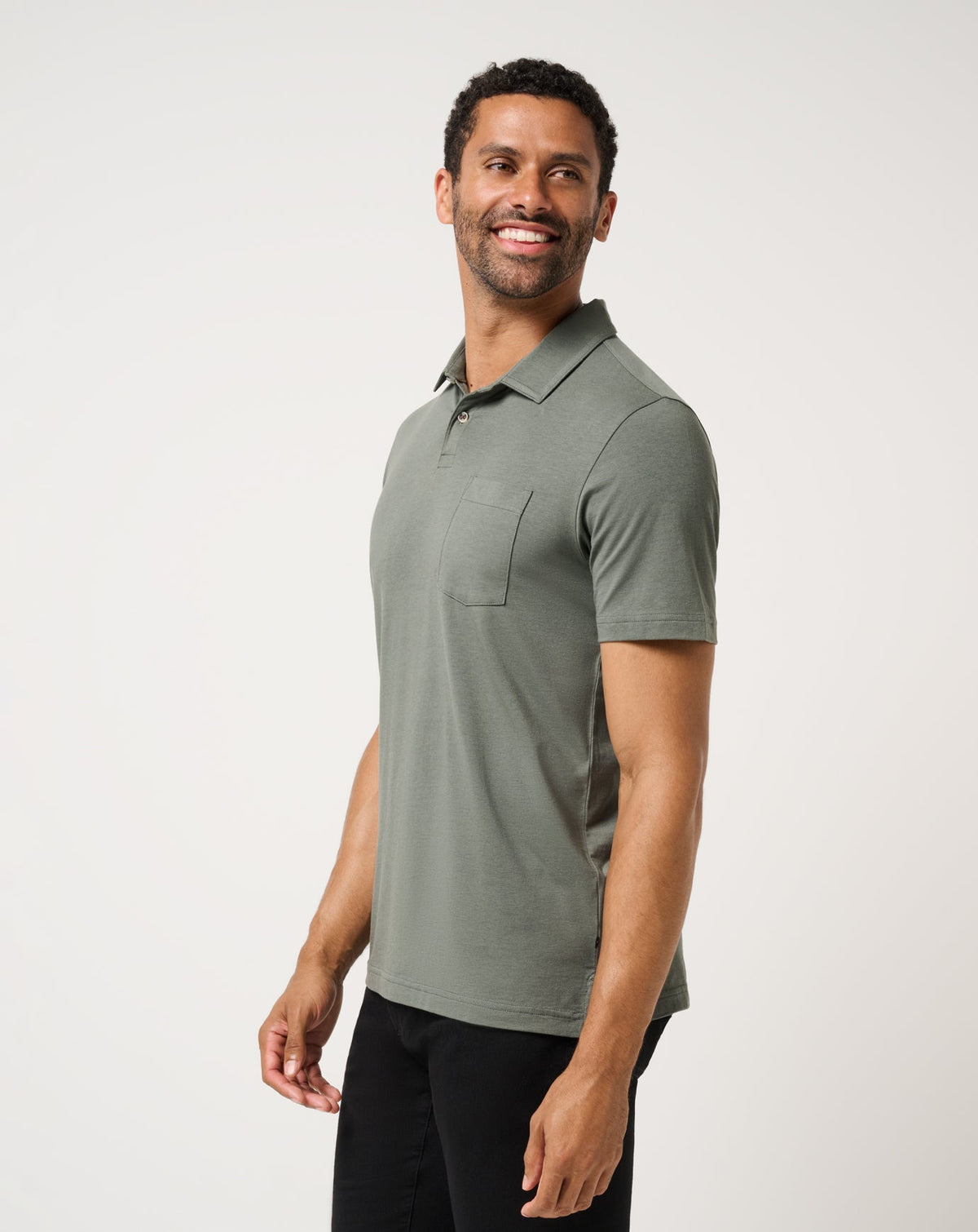 The Cloud Polo Dark Olive | Travis Mathew