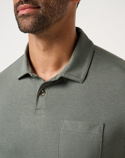 The Cloud Polo Dark Olive | Travis Mathew