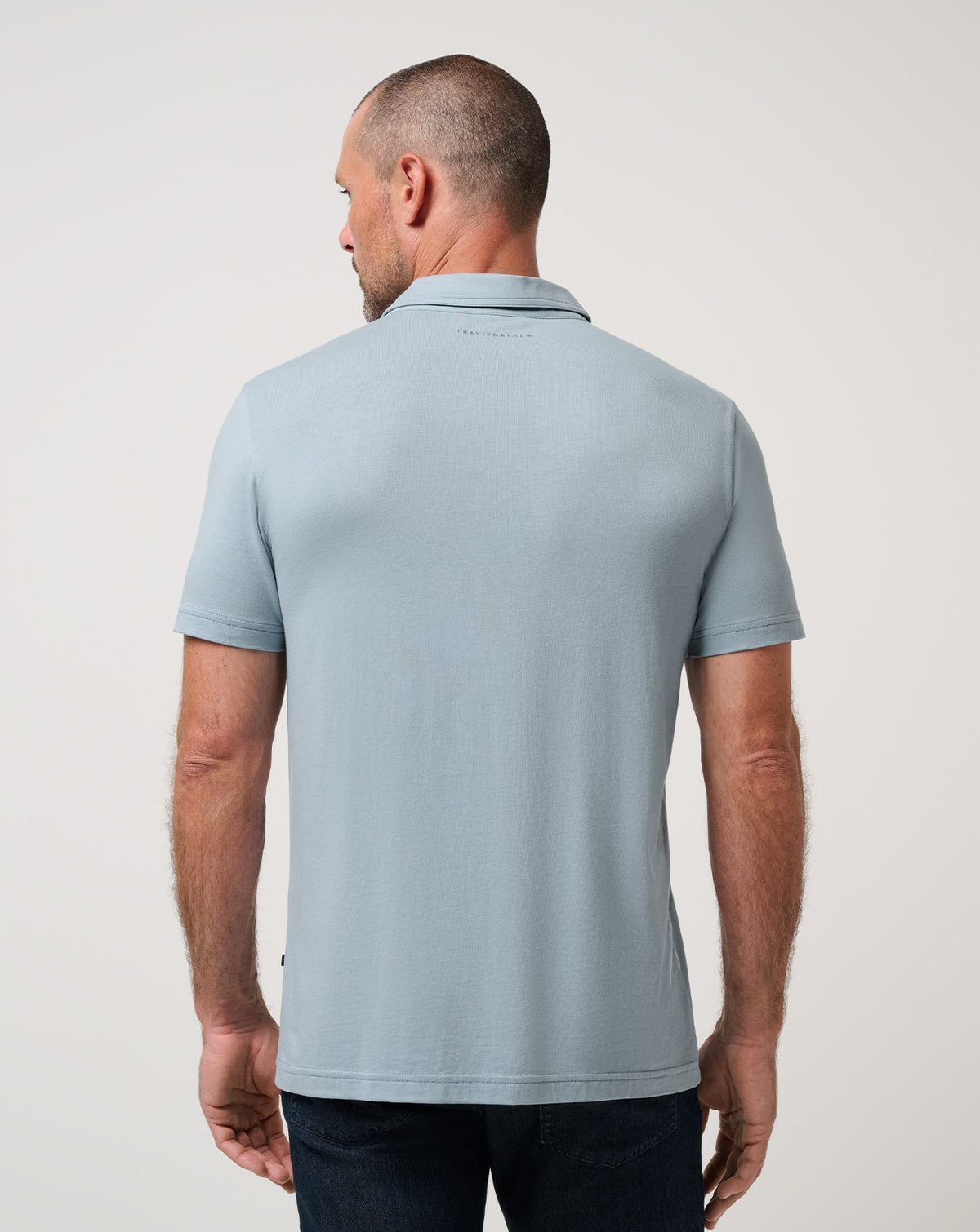 The Cloud Polo Ash Blue | Travis Mathew