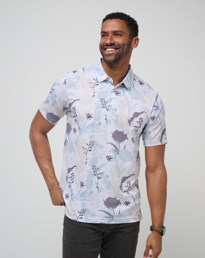 Tropical Fusion Polo White | Travis Mathew