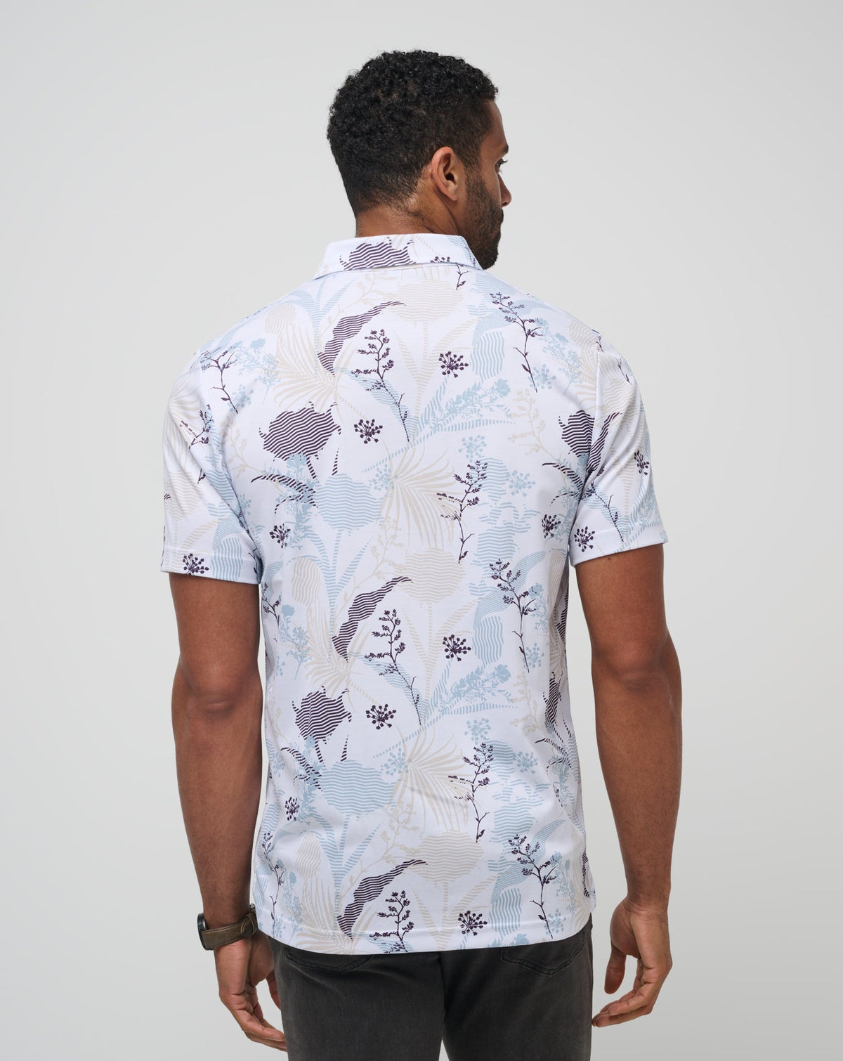 Tropical Fusion Polo White | Travis Mathew