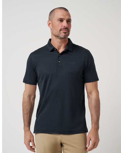 The Zinna 2.0 Polo Black | Travis Mathew