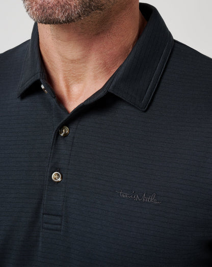The Zinna 2.0 Polo Black | Travis Mathew