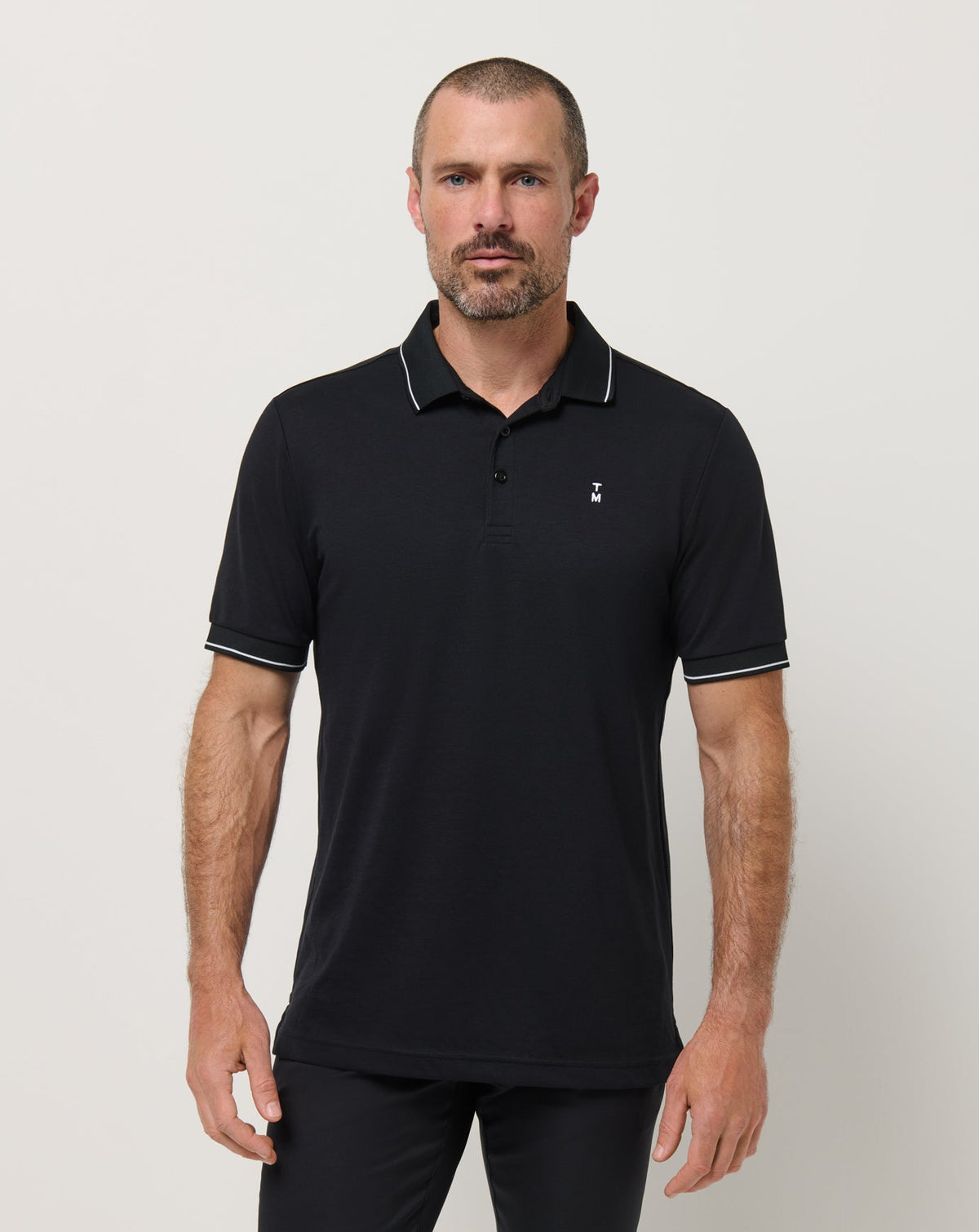 Happier Hour Polo Black | Travis Mathew