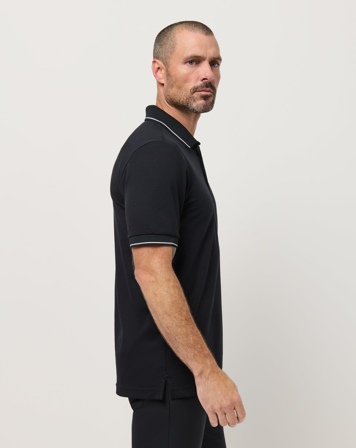 Happier Hour Polo Black | Travis Mathew