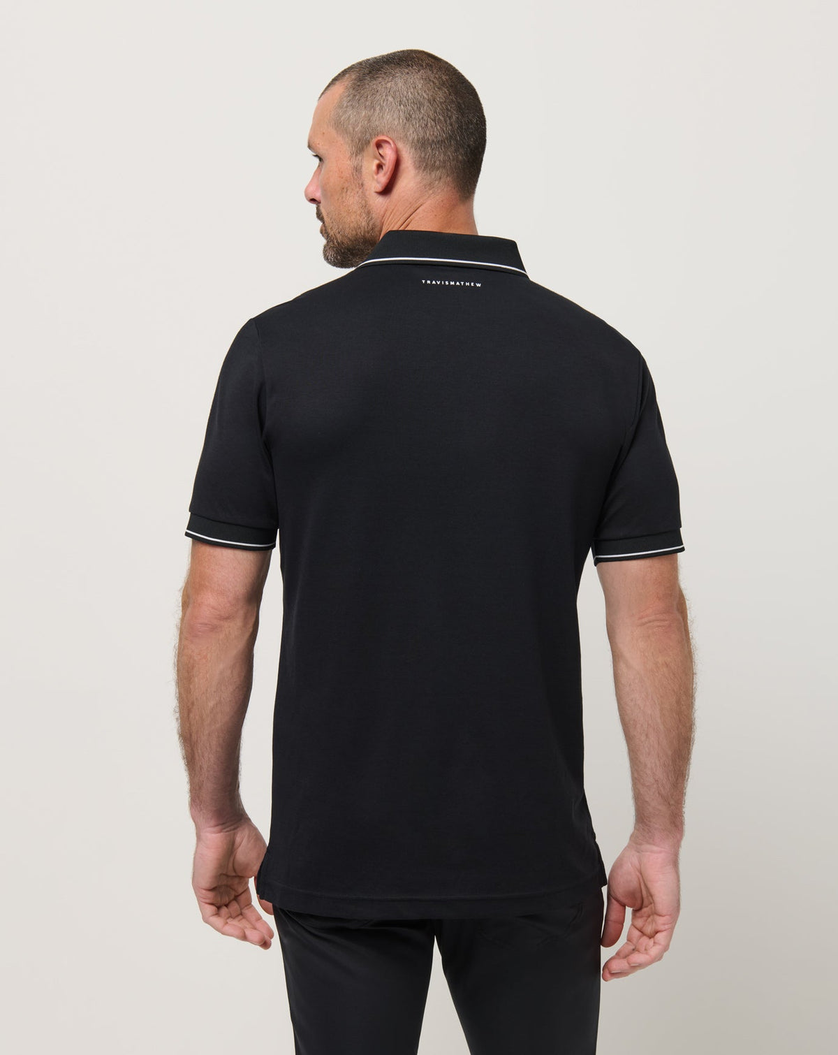 Happier Hour Polo Black | Travis Mathew
