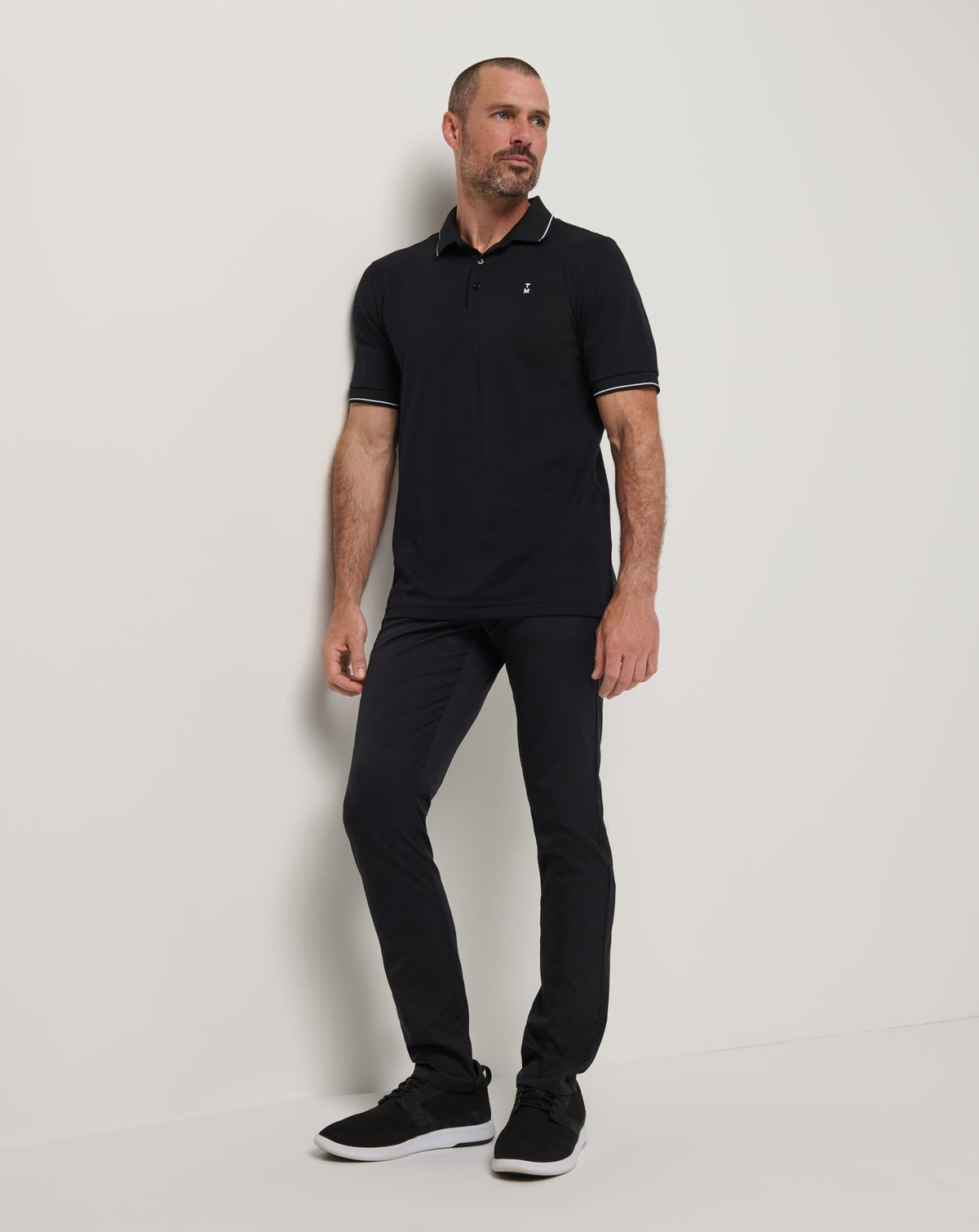Happier Hour Polo Black | Travis Mathew