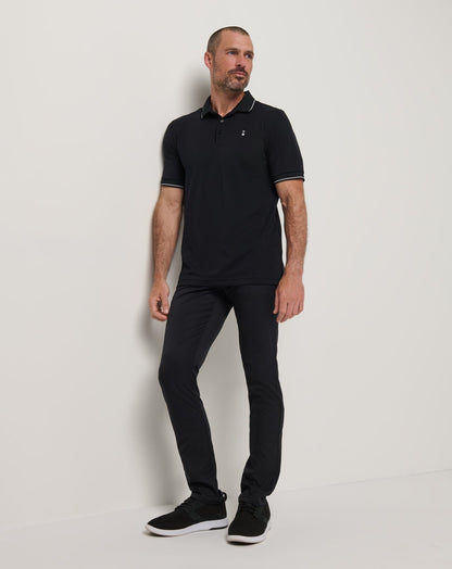 Happier Hour Polo Black | Travis Mathew