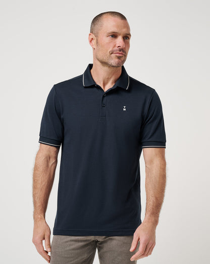 Happier Hour Polo Total Eclipse | Travis Mathew