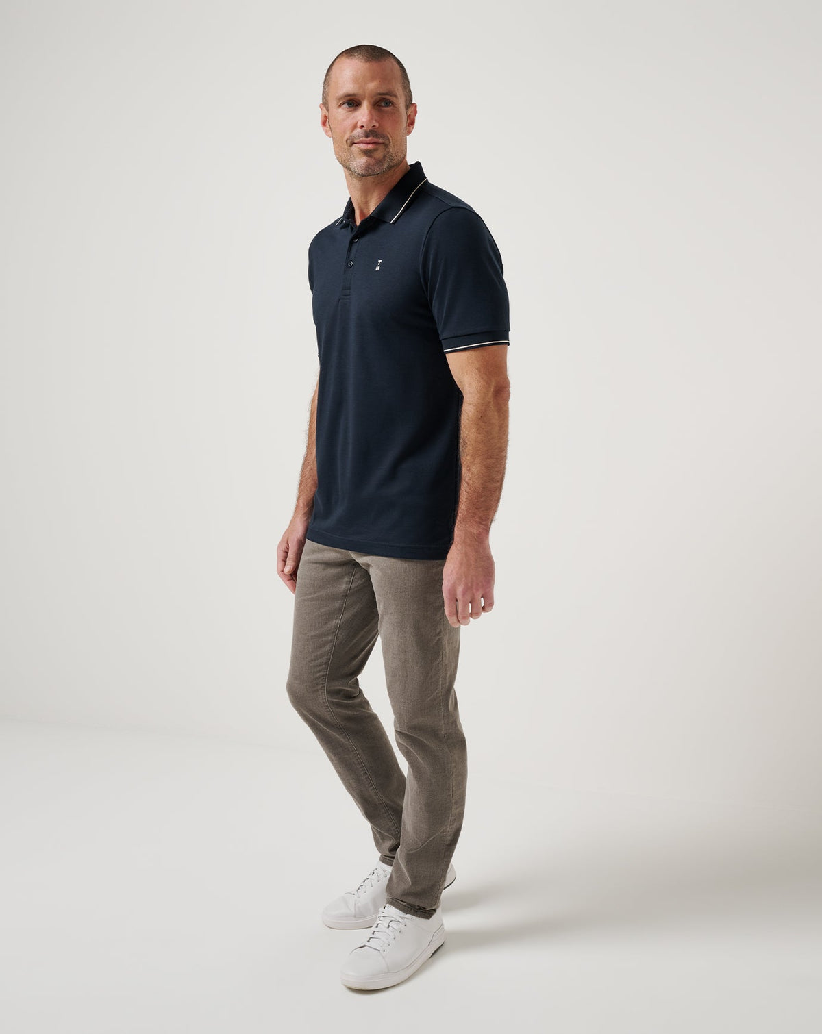 Happier Hour Polo Total Eclipse | Travis Mathew