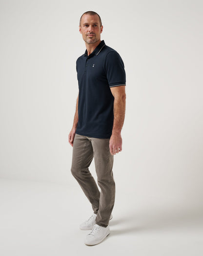 Happier Hour Polo Total Eclipse | Travis Mathew