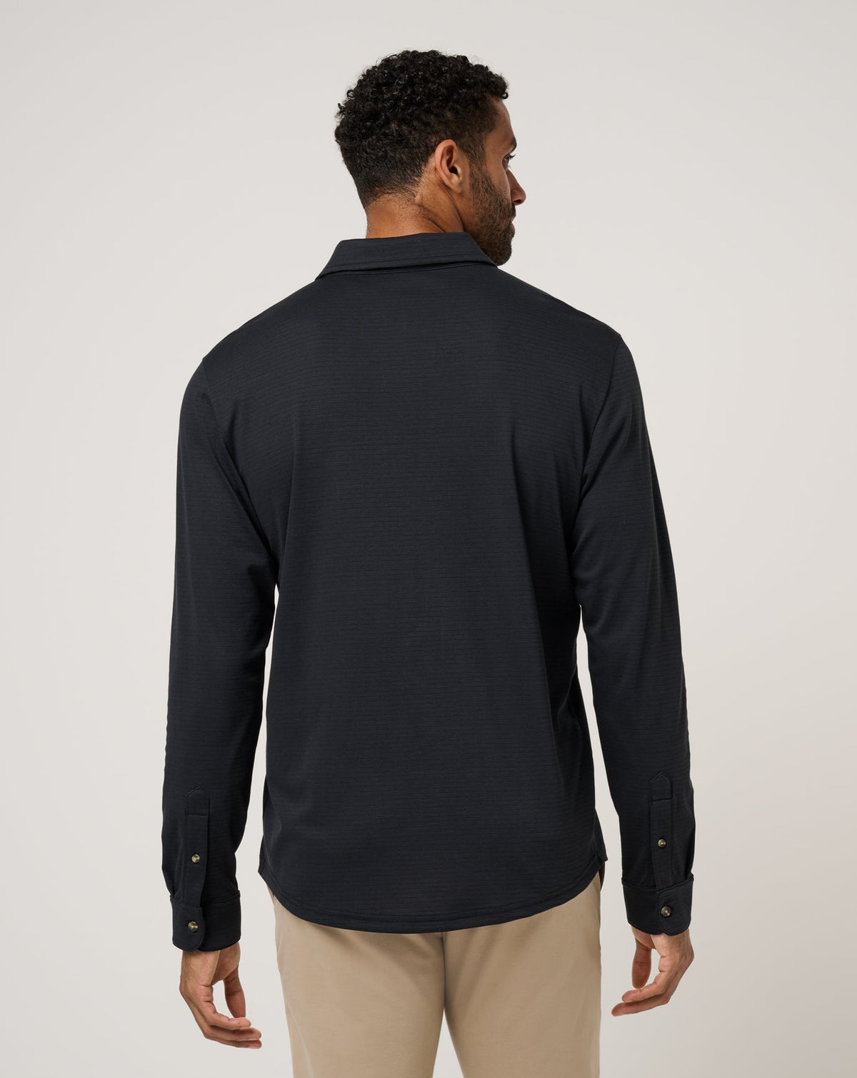 The Zinna 2.0 Long Sleeve Polo Black | Travis Mathew