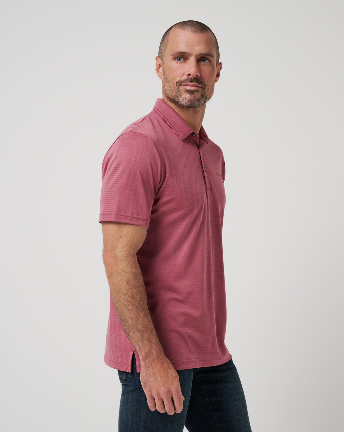 The Zinna 2.0 Polo Roan Rouge | Travis Mathew