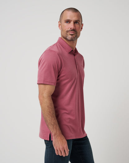 The Zinna 2.0 Polo Roan Rouge | Travis Mathew