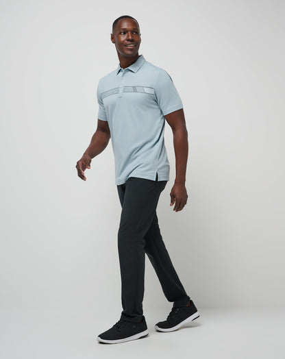 Fresh Catch Polo Heather Dusty Blue | Travis Mathew