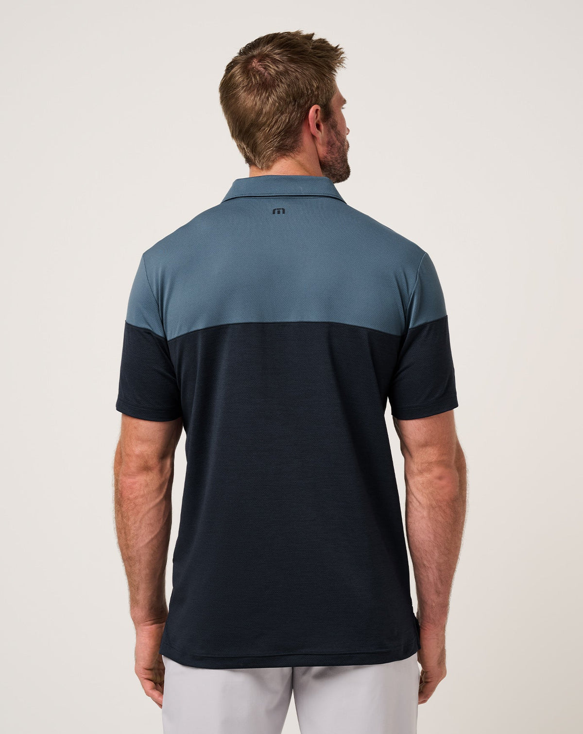 Heater Pro Color Block Polo Bering Sea | Travis Mathew
