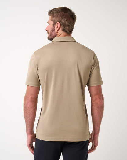 The Zinna 2.0 Polo Weathered Teak | Travis Mathew