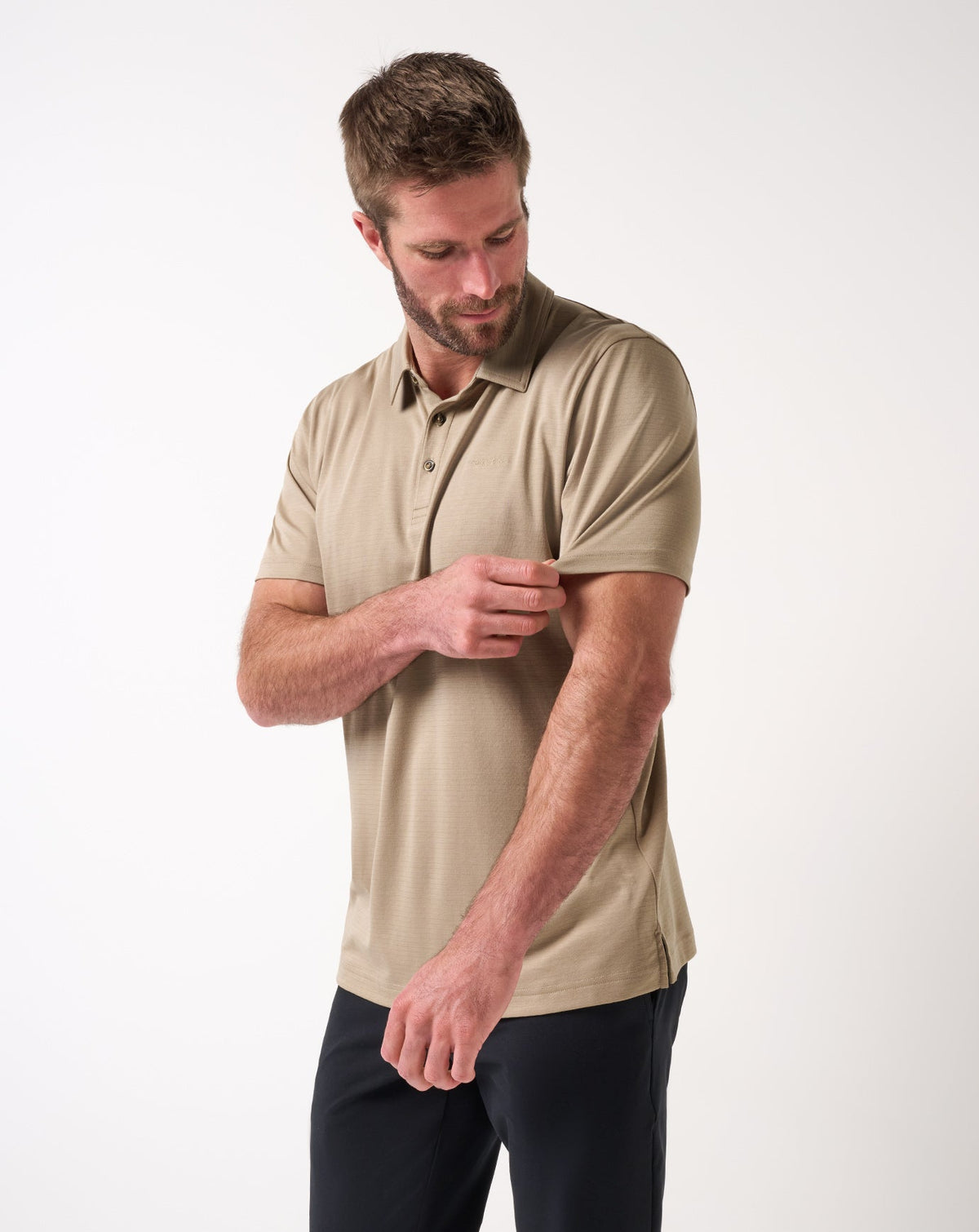 The Zinna 2.0 Polo Weathered Teak | Travis Mathew