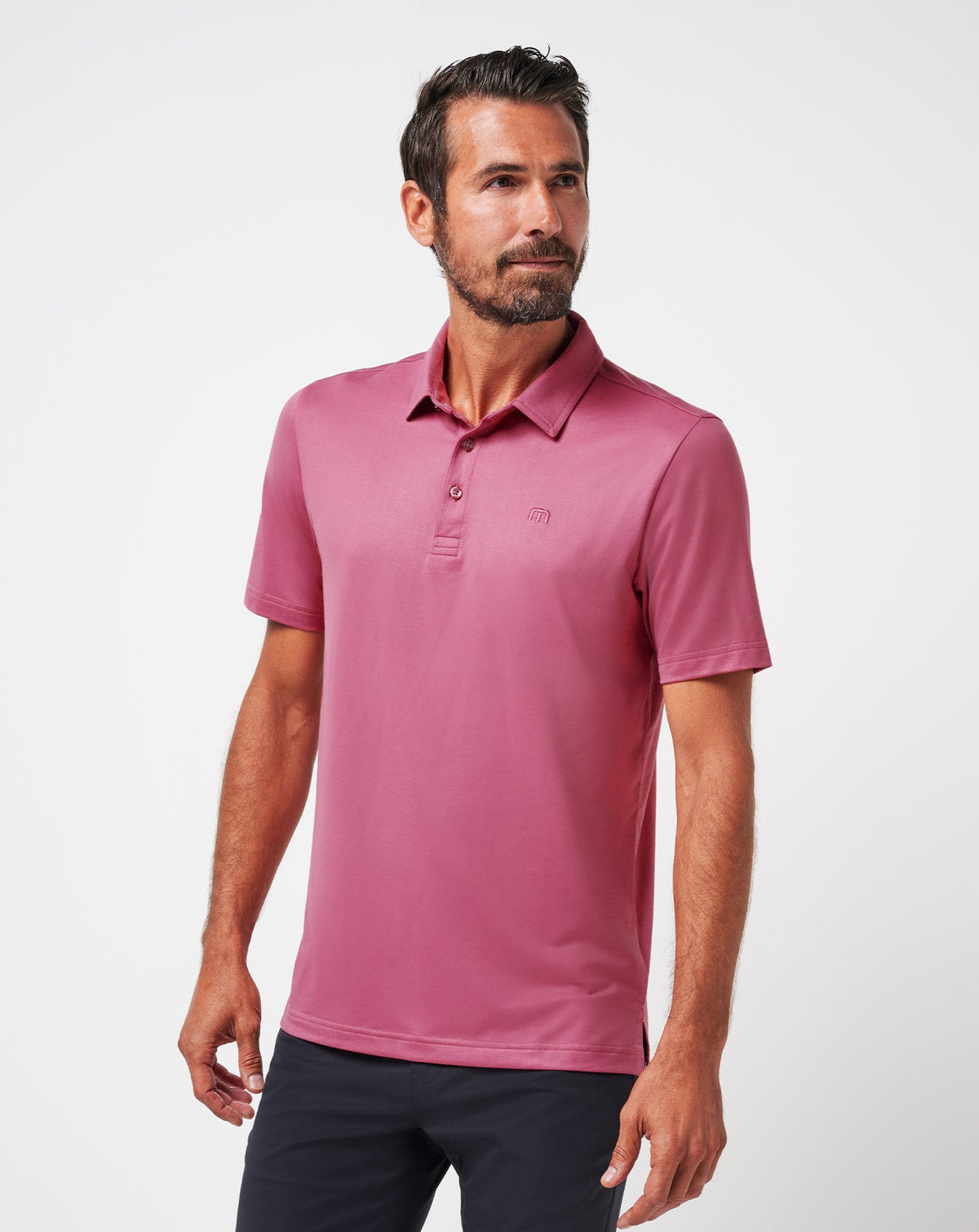 Featherweight Performance Polo Rose Wine | Travis Mathew
