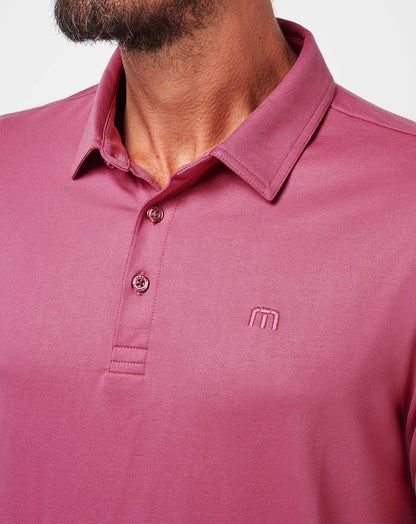 Featherweight Performance Polo Rose Wine | Travis Mathew