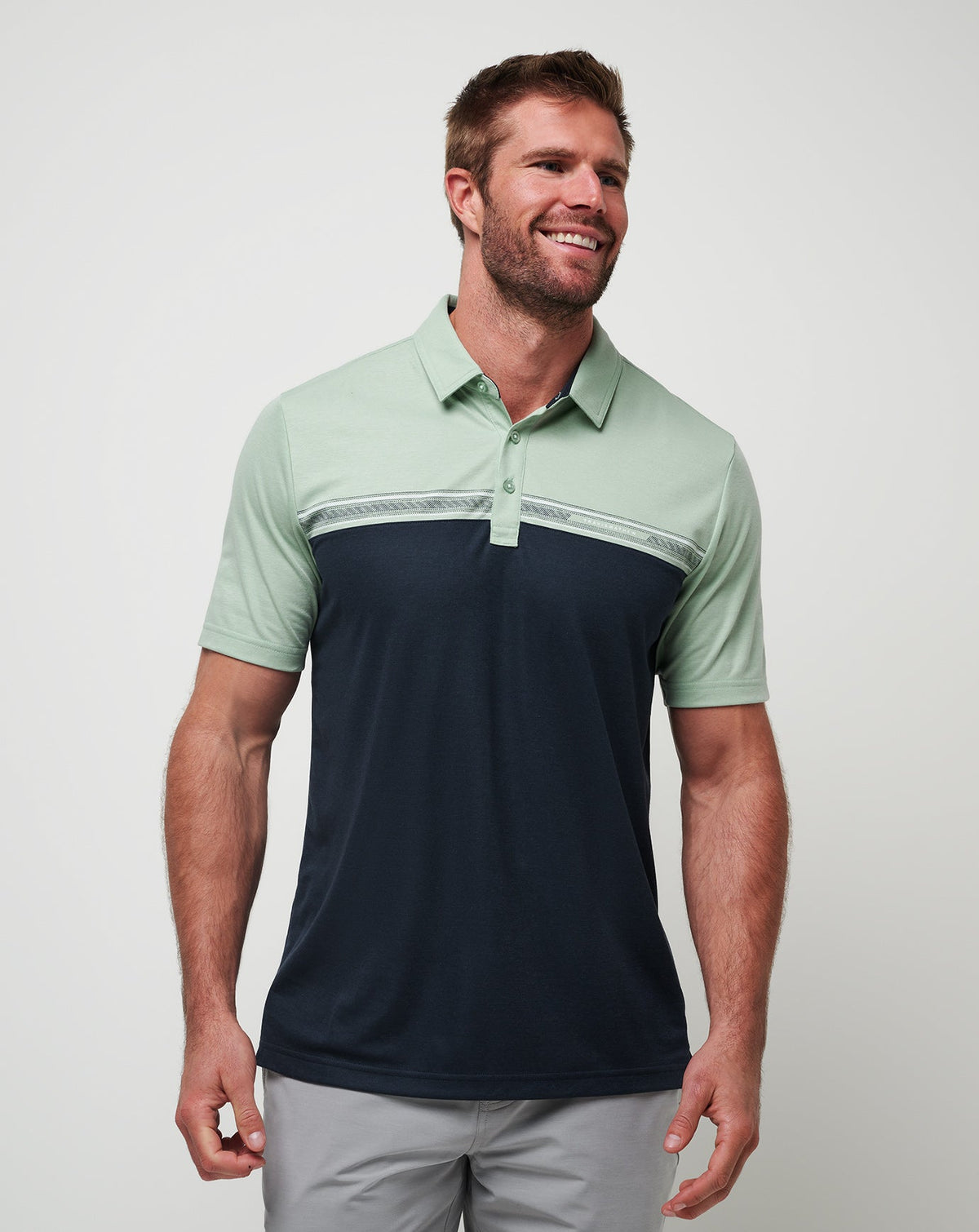 Rustic Route Polo Jadeite | Travis Mathew