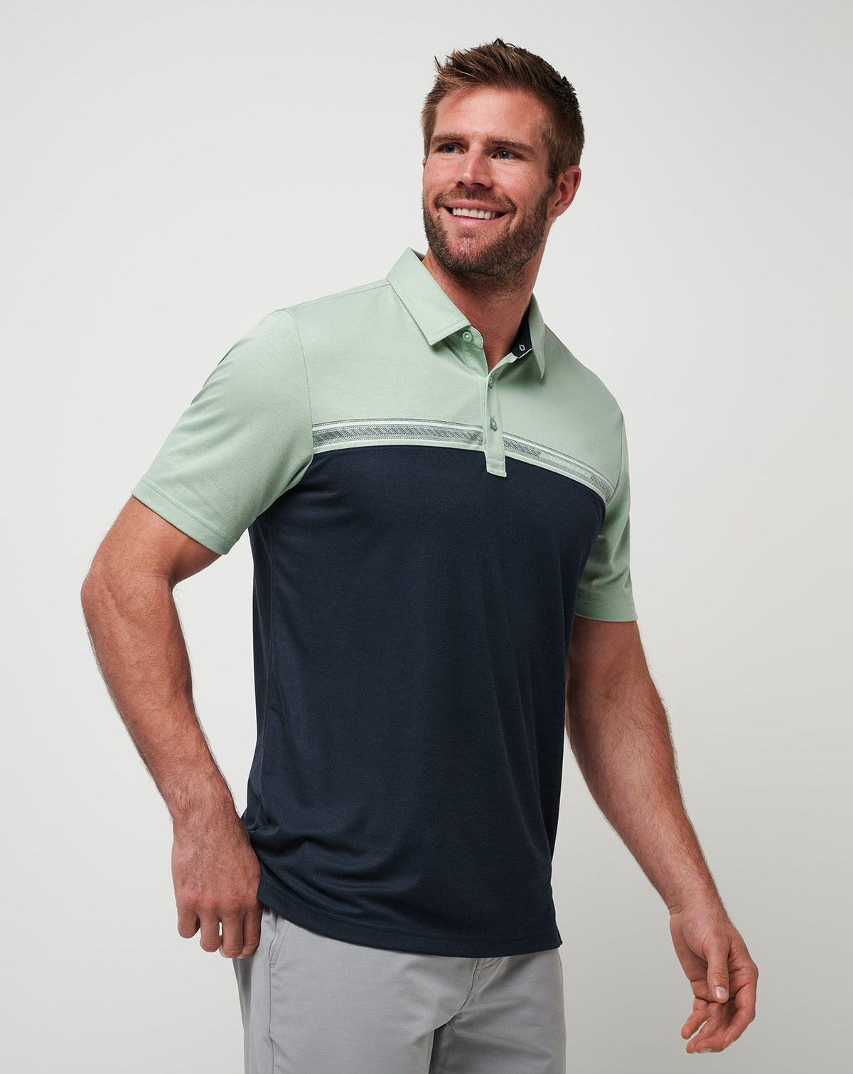 Rustic Route Polo Jadeite | Travis Mathew