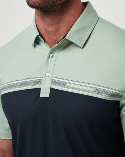 Rustic Route Polo Jadeite | Travis Mathew