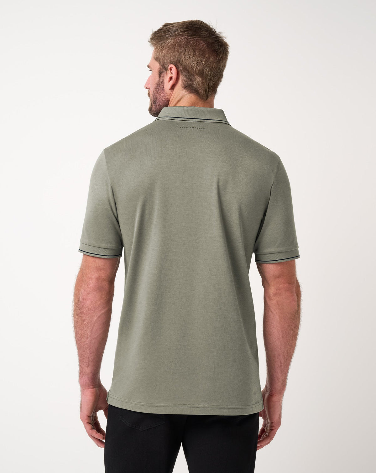 Happier Hour Polo Dark Olive | Travis Mathew