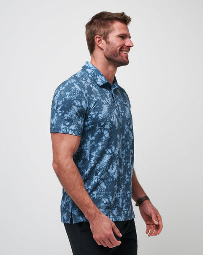 Featherweight Please Polo Dark Teal | Travis Mathew