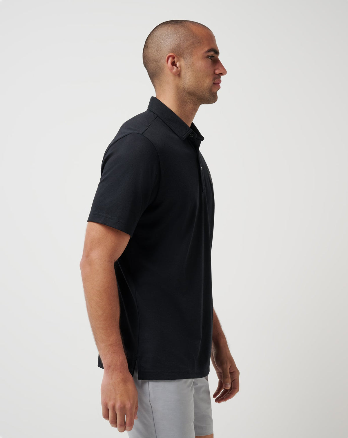 Los Angeles Dodgers Playoff Pitch Polo Black | Travis Mathew
