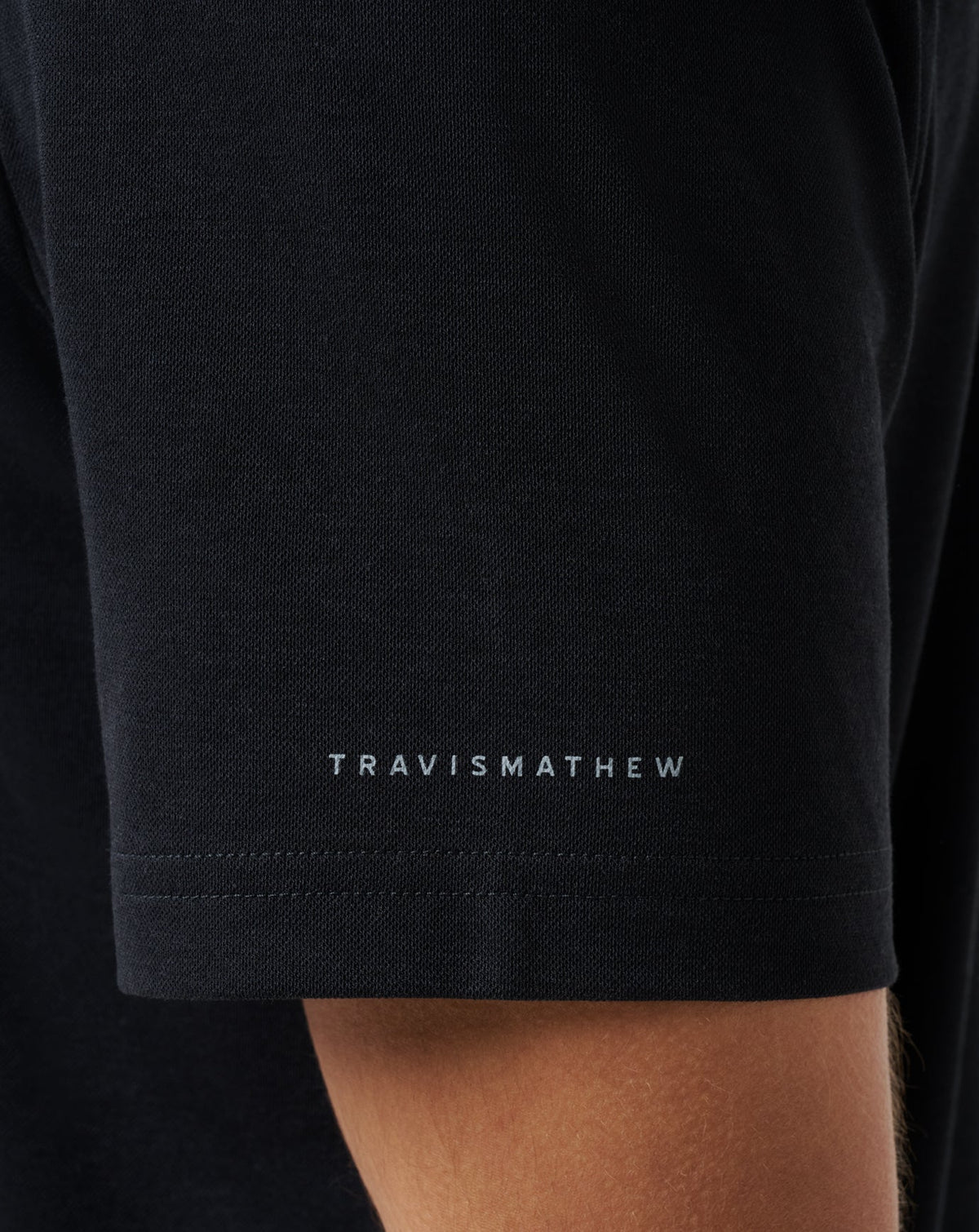 Los Angeles Dodgers Playoff Pitch Polo Black | Travis Mathew