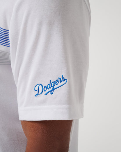 Los Angeles Dodgers Top Recruit Polo White | Travis Mathew