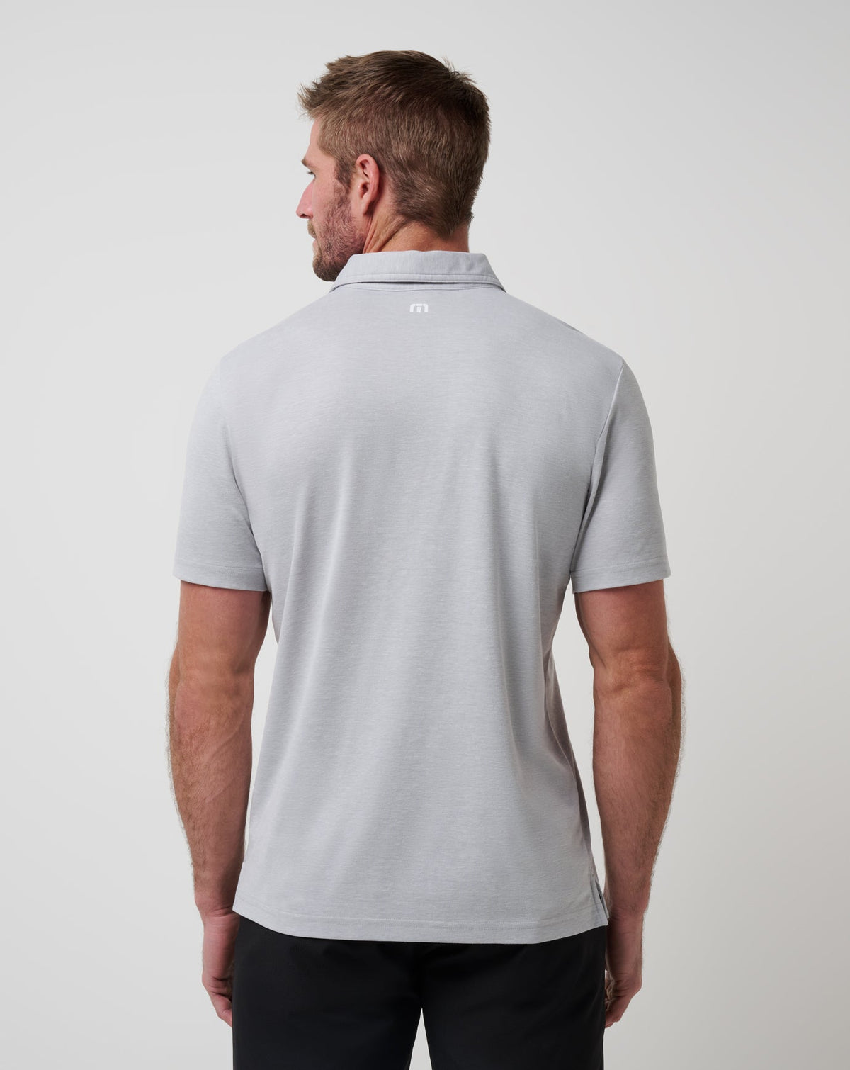 San Diego Padres Playoff Pitch Polo Heather Grey | Travis Mathew
