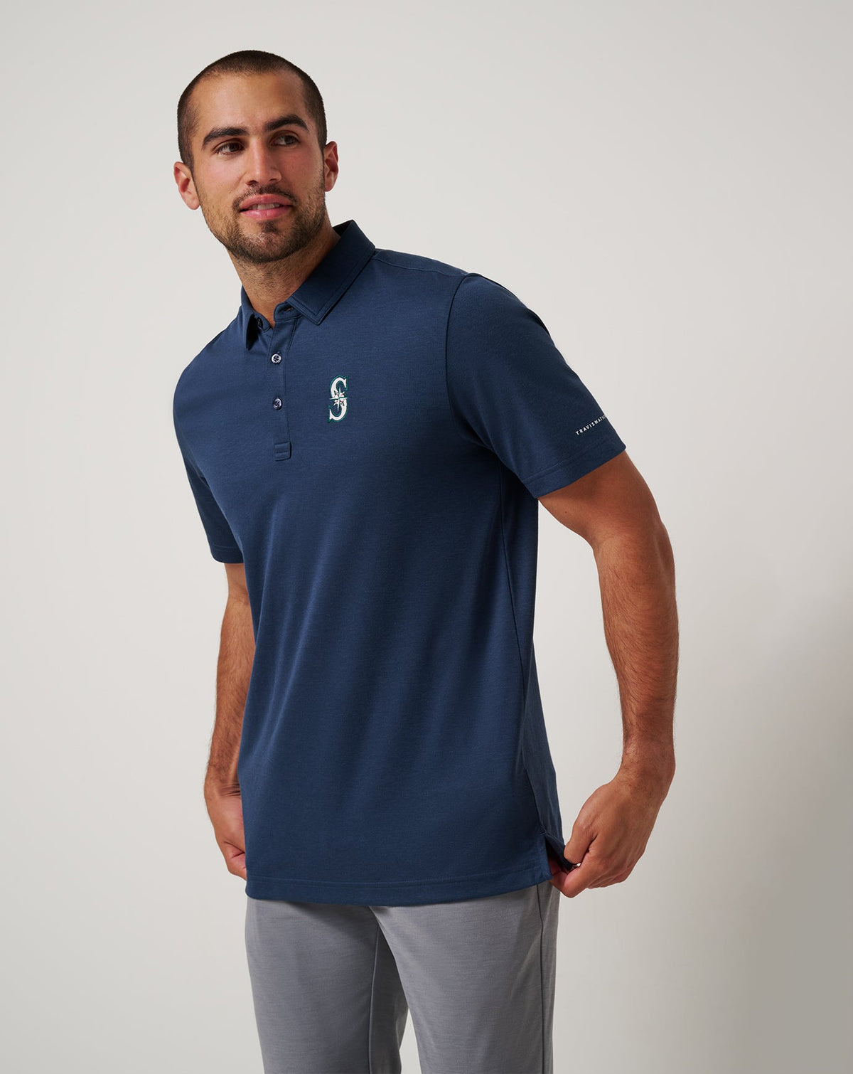 Seattle Mariners Playoff Pitch Polo Navy | Travis Mathew