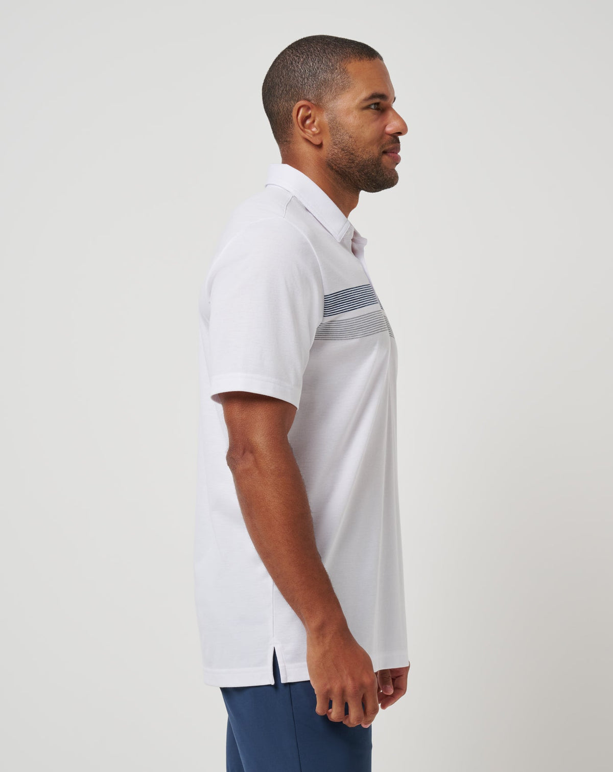 New York Yankees Top Recruit Polo White | Travis Mathew