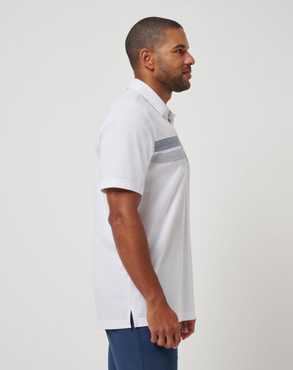 New York Yankees Top Recruit Polo White | Travis Mathew