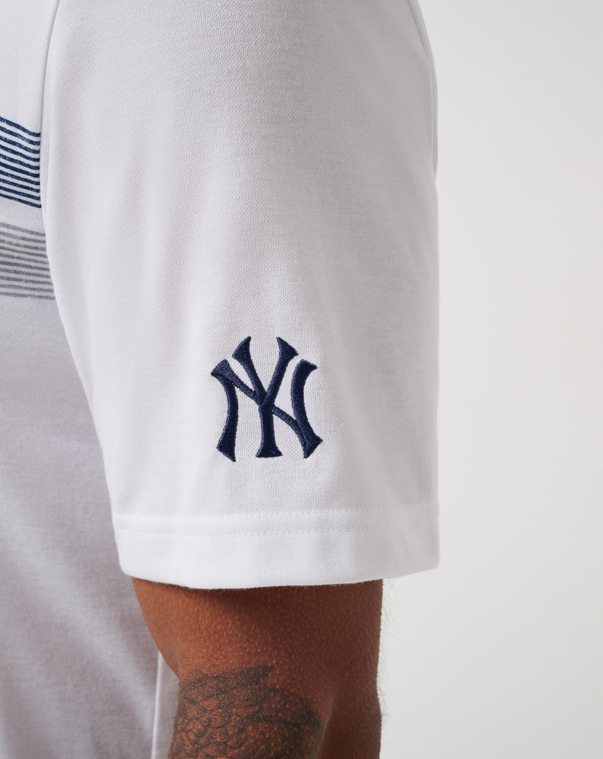 New York Yankees Top Recruit Polo White | Travis Mathew