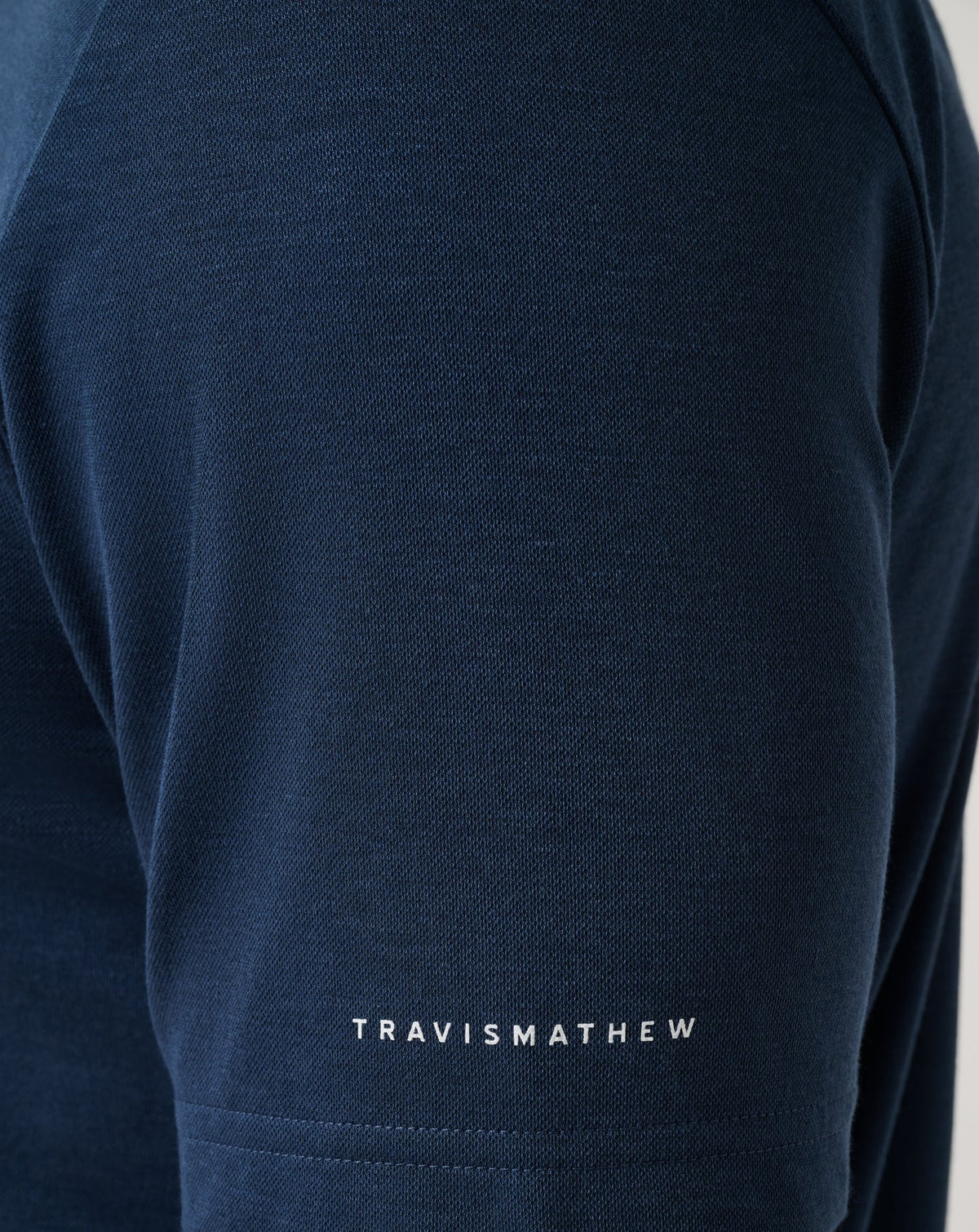 New York Yankees Playoff Pitch Polo Navy | Travis Mathew