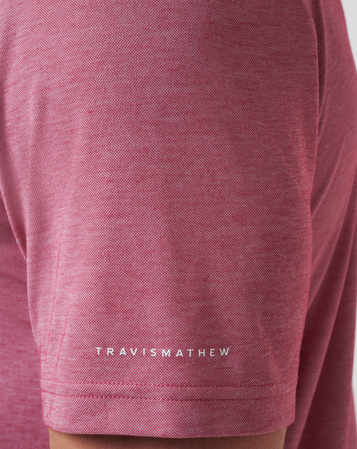 Boston Red Sox Playoff Pitch Polo Heather Red | Travis Mathew