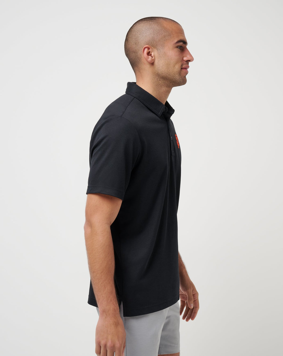 San Francisco Giants Playoff Pitch Polo Black | Travis Mathew