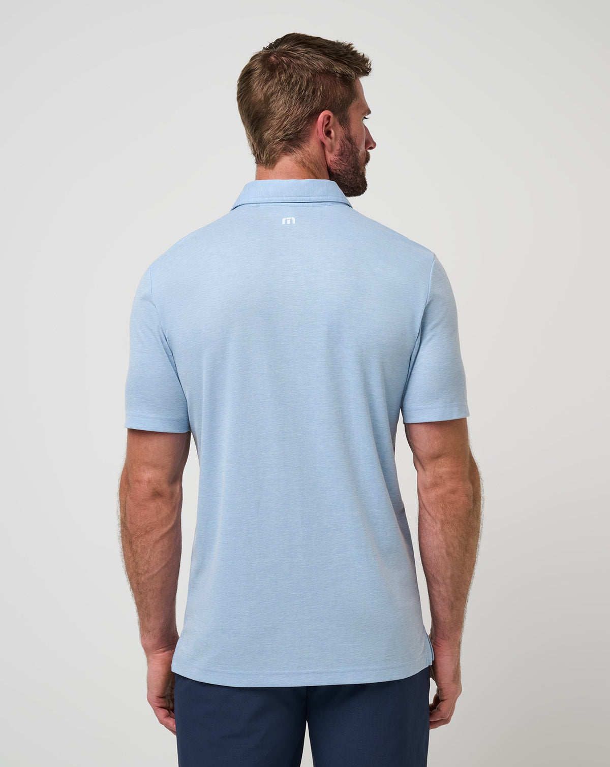 Tennessee School Pride Polo Heather Blue | Travis Mathew