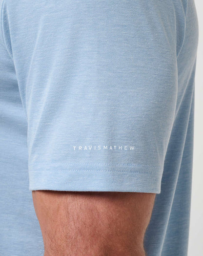 Tennessee School Pride Polo Heather Blue | Travis Mathew