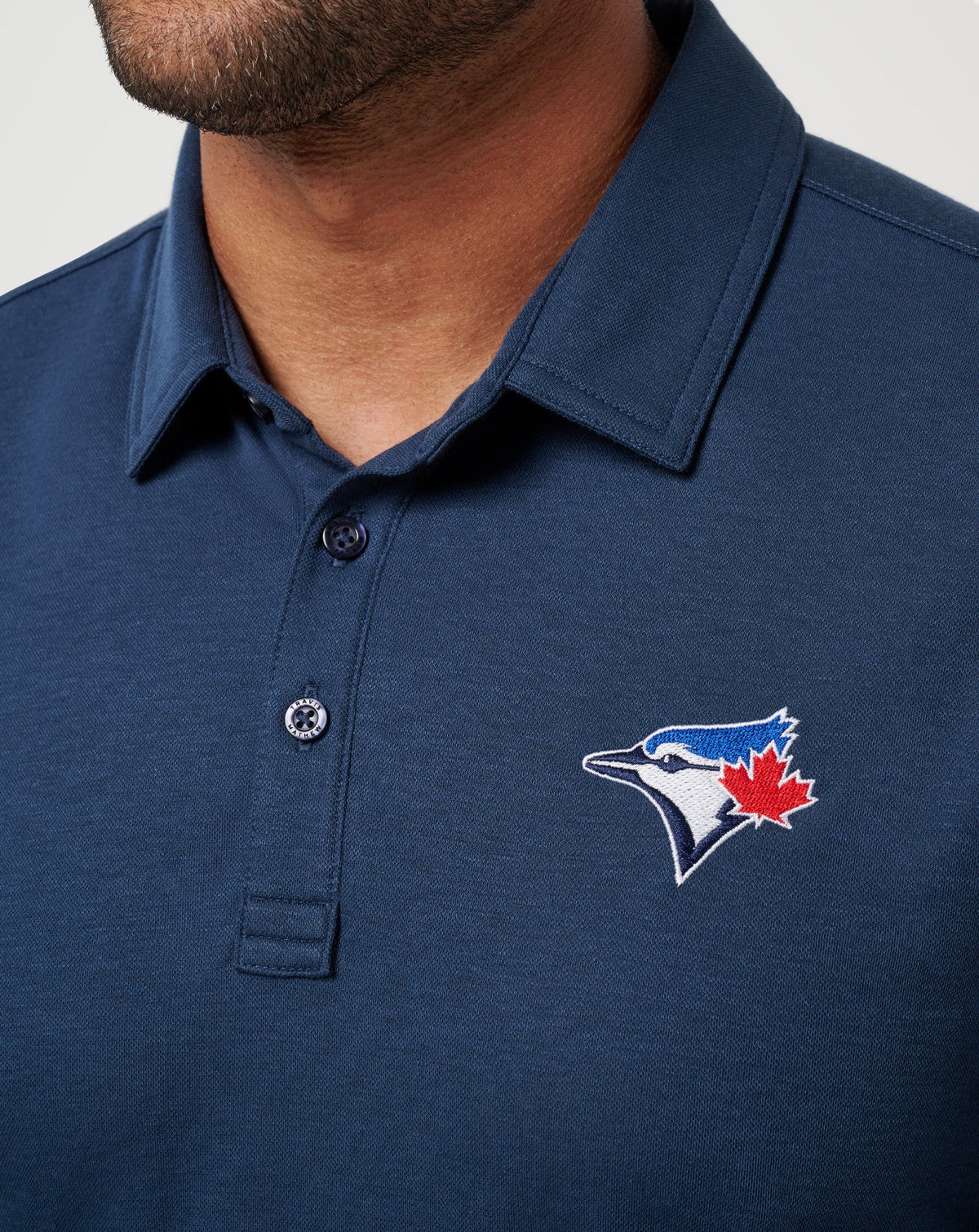 Toronto Blue Jays Playoff Pitch Polo Navy | Travis Mathew