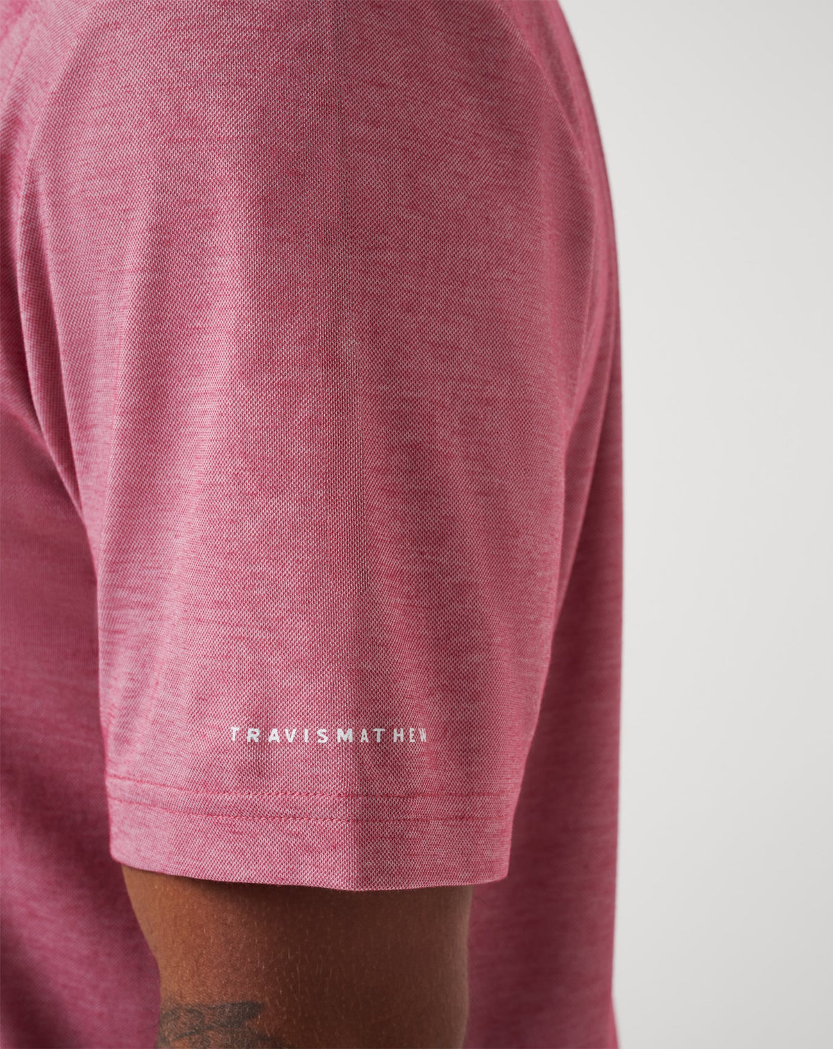 St Louis Cardinals Playoff Pitch Polo Heather Red | Travis Mathew