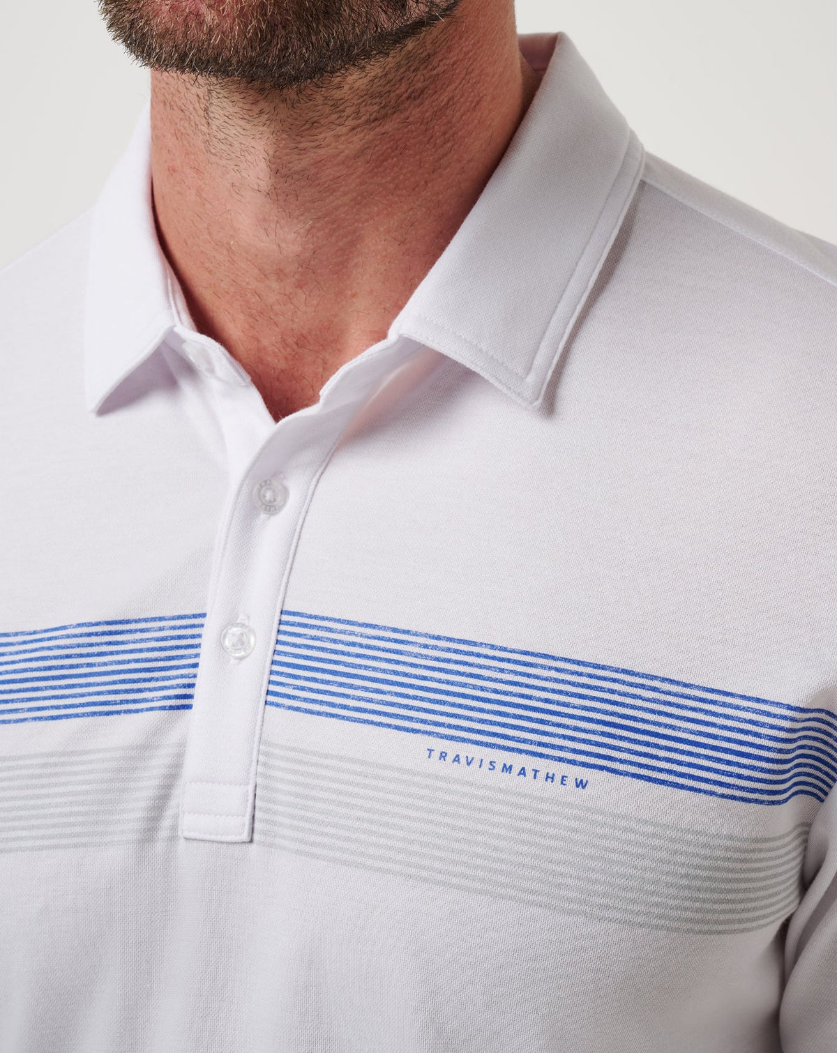 Philadelphia Phillies Top Recruit Polo White | Travis Mathew