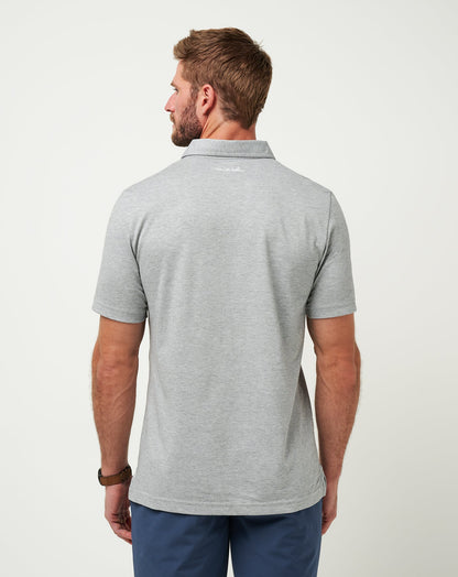 Los Angeles Dodgers The Zinna Polo Heather Grey | Travis Mathew