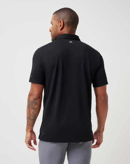 New York Mets Playoff Pitch Polo Black | Travis Mathew