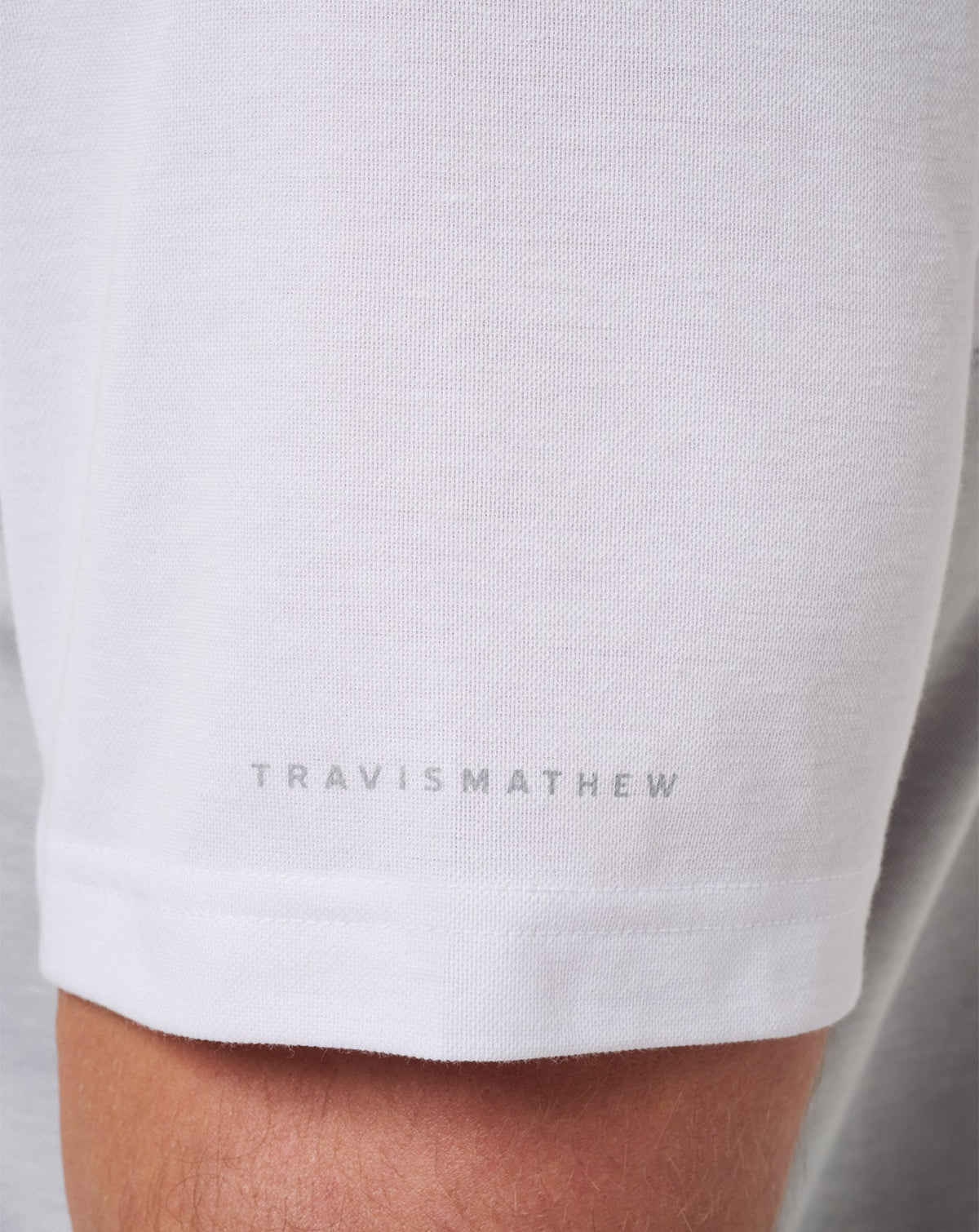 Iowa Drop Back Polo White/Heather Grey | Travis Mathew