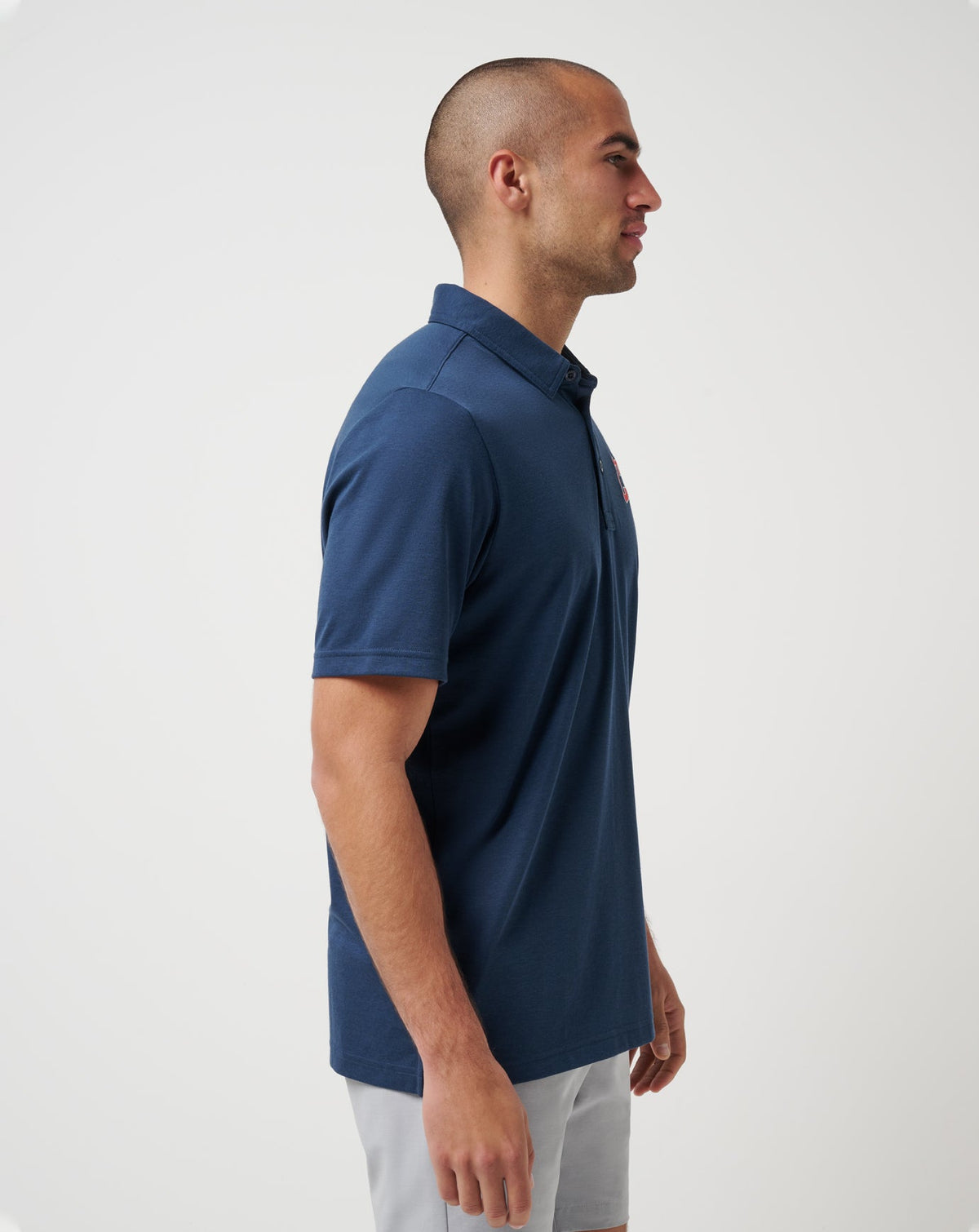 Cleveland Guardians Playoff Pitch Polo Navy | Travis Mathew