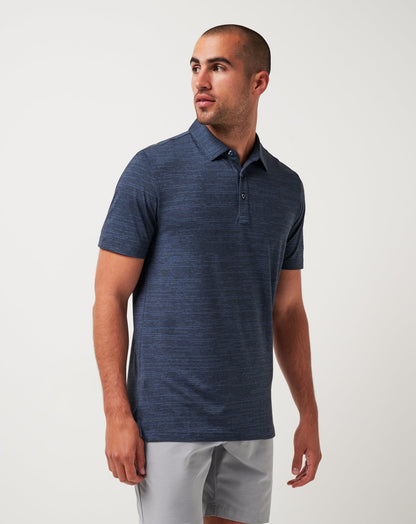 Boston Red Sox The Heater Polo Vintage Indigo/Black | Travis Mathew